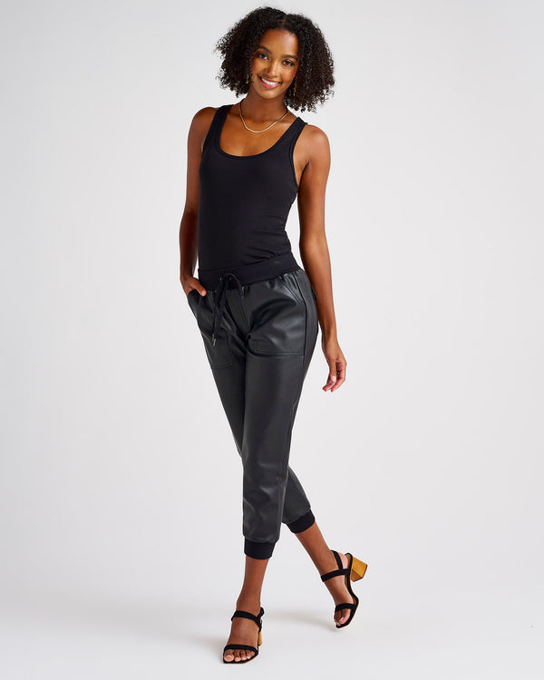 Splendid Faux Leather Jogger