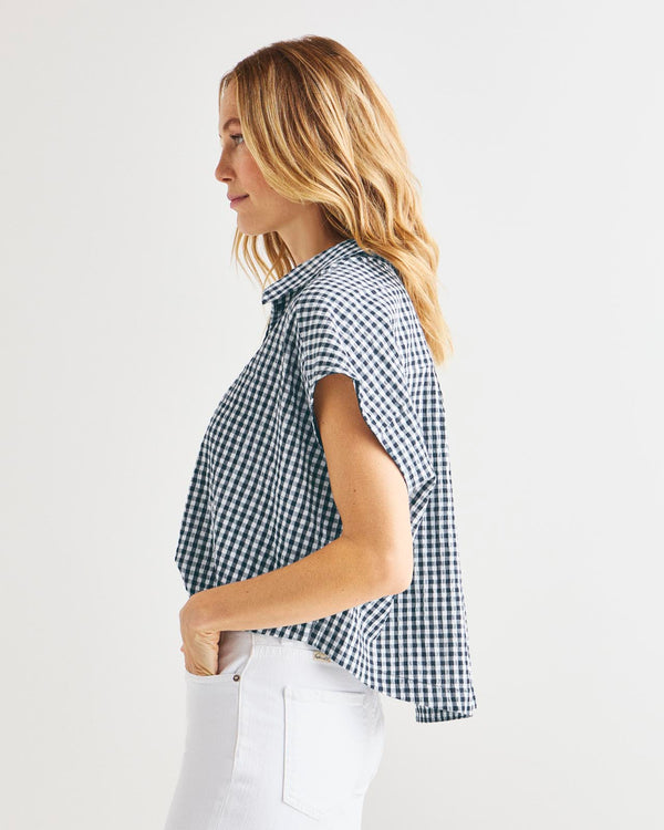 Splendid Gabrielle Gingham Top