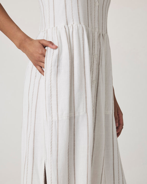 Splendid Gabrielle Linen Button Down Dress