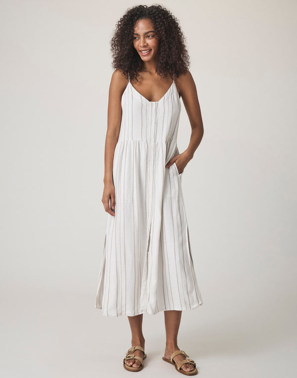 splendid Gabrielle Linen Button Down Dress
