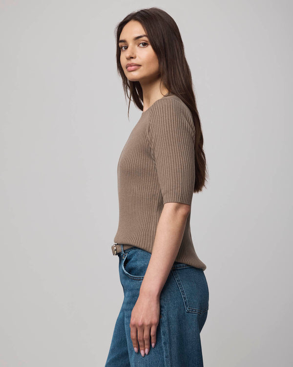 Splendid Georgie Cashblend Elbow Sleeve Sweater