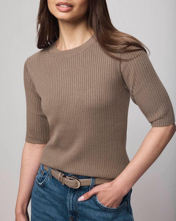 splendid Georgie Cashblend Elbow Sleeve Sweater