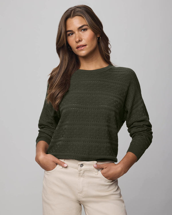 Splendid Georgie Cashblend Pointelle Sweater