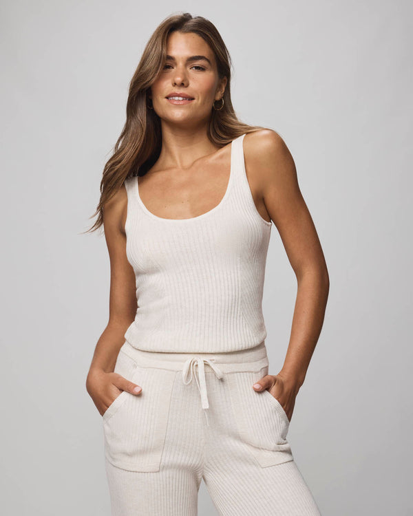 Splendid Georgie Cashblend Scoop Sweater Tank