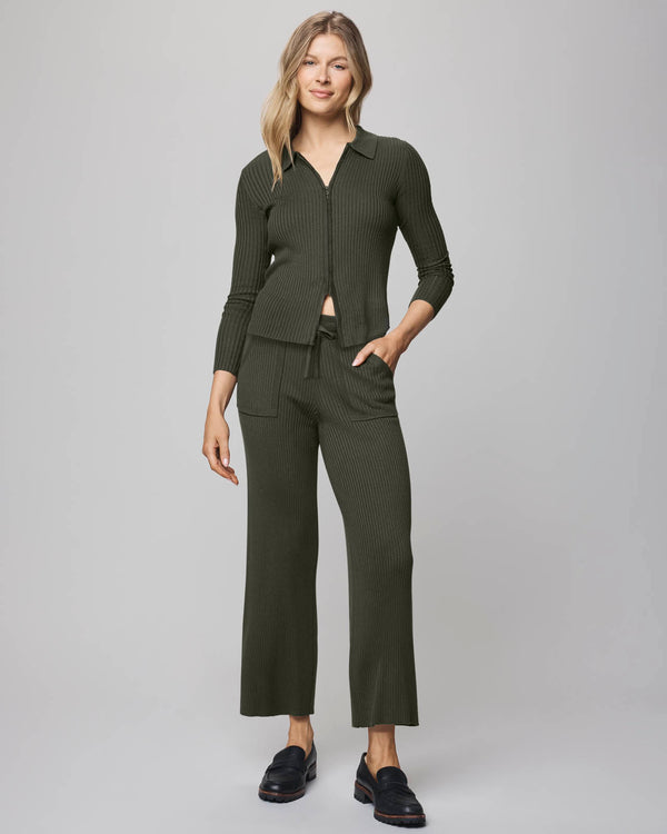 Splendid Georgie Cashblend Two-Way Zip Sweater