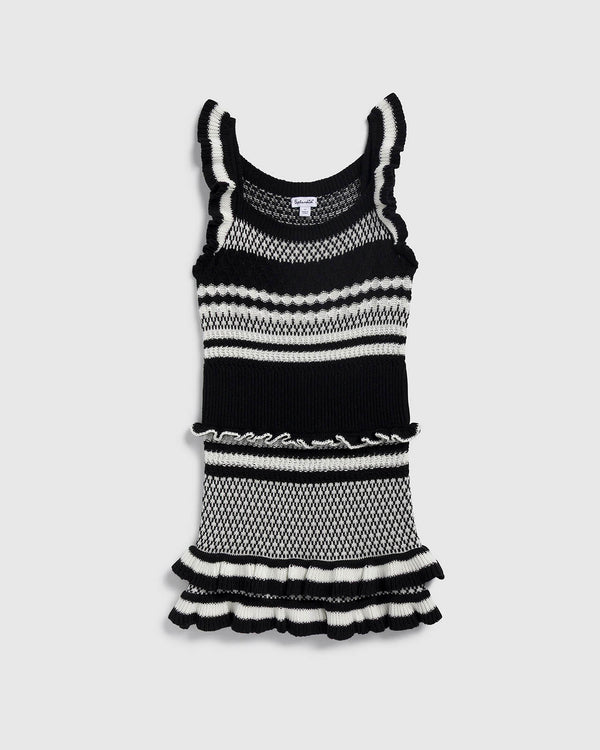 splendid Girls Ruffle Sweater Dress