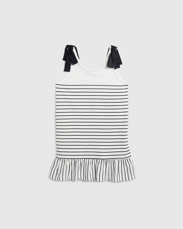 splendid Girls Stripe Tie Strap Dress