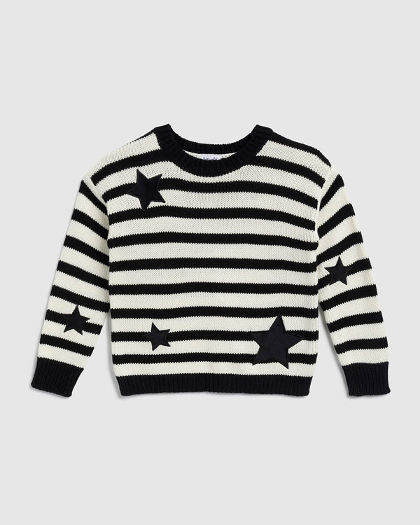 splendid Girls Stripes & Stars Sweater