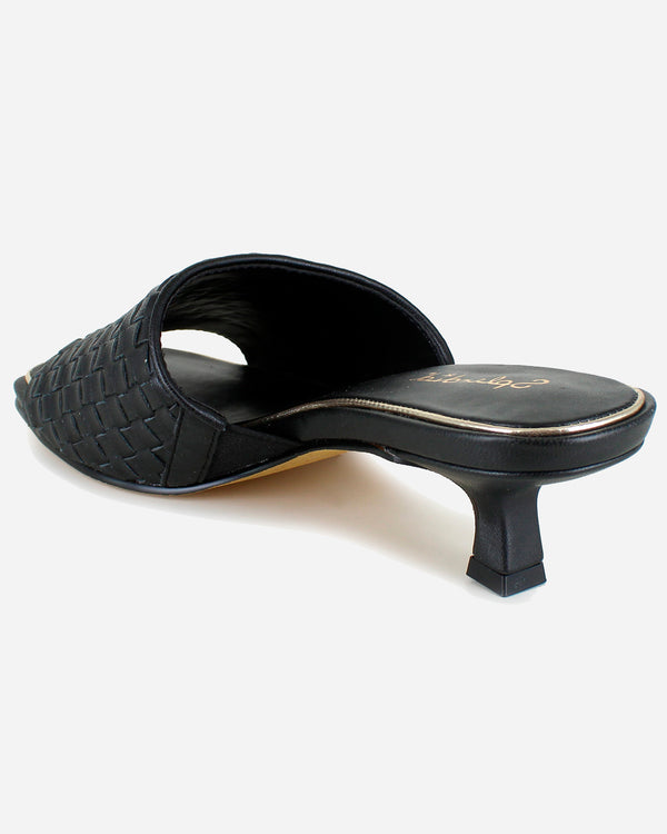 Splendid Hampton Woven Mule In Black