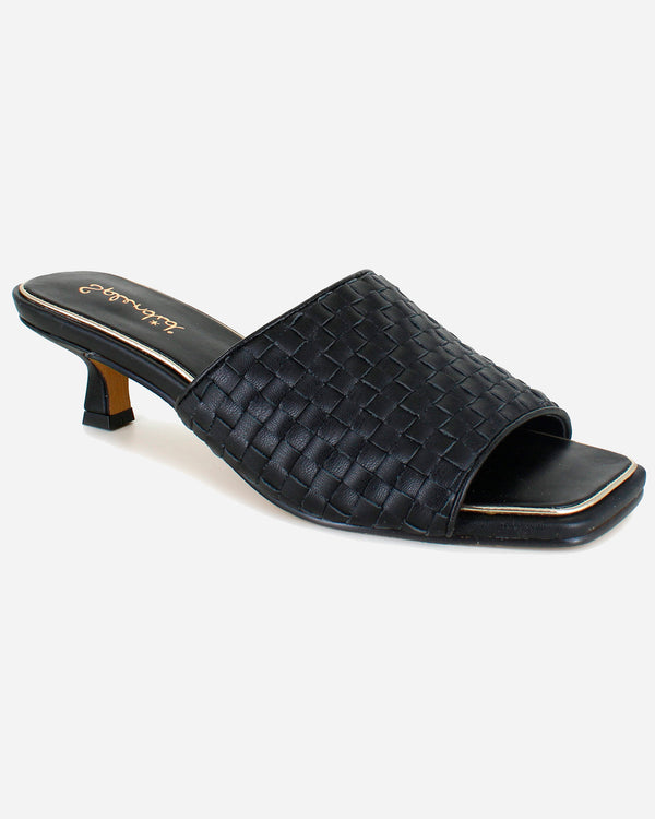 splendid Hampton Woven Mule in Black