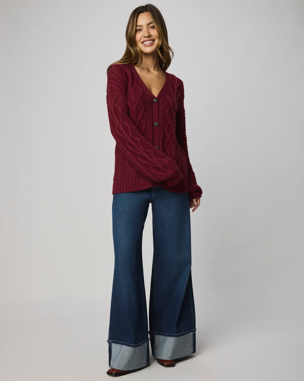 Splendid Harlow Heart Cardigan