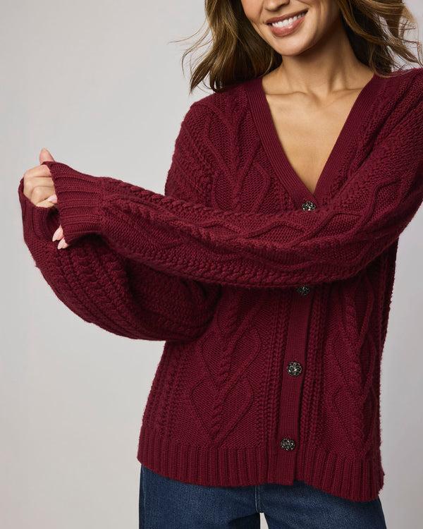 Splendid Harlow Heart Cardigan