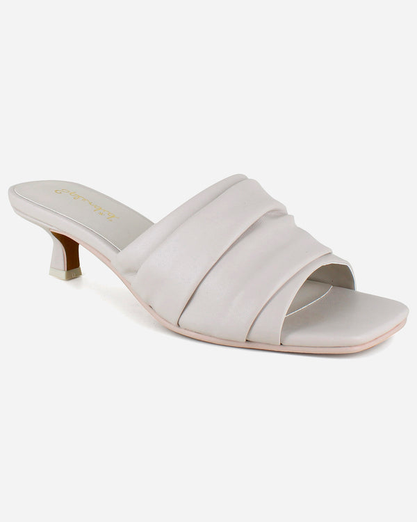 splendid Harvey Kitten Heel in White Sand