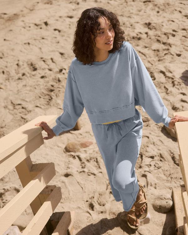 splendid Hayden Terry Pullover Sweatshirt