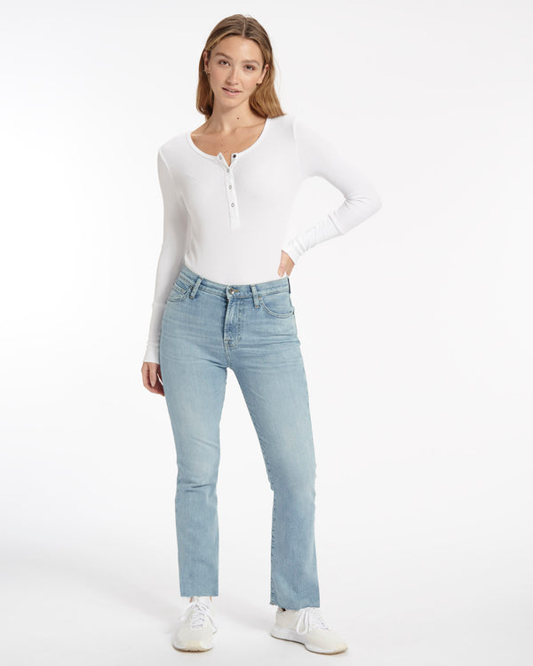 Splendid High Waist Slim Kick Jean