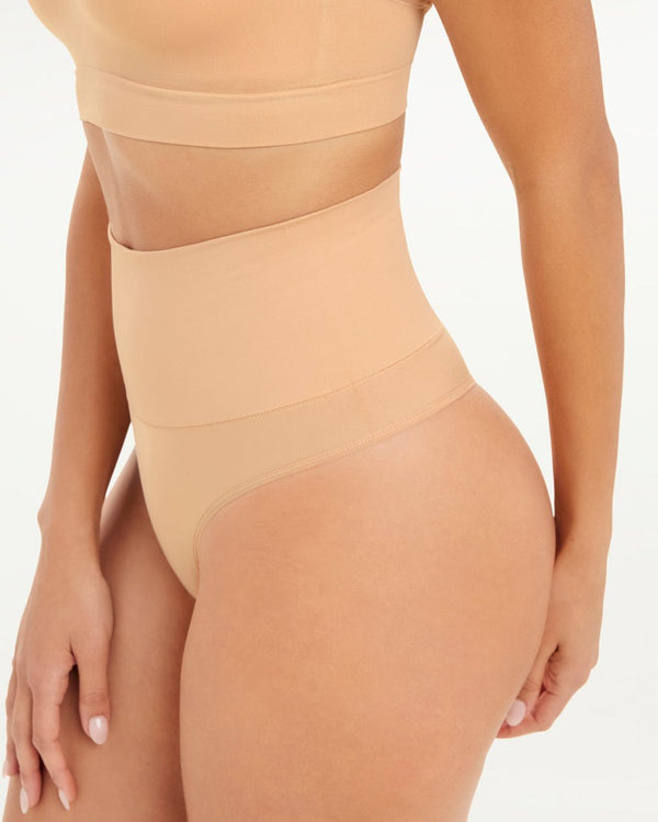 Splendid High Waist Smoothing Seamless Thong Panty