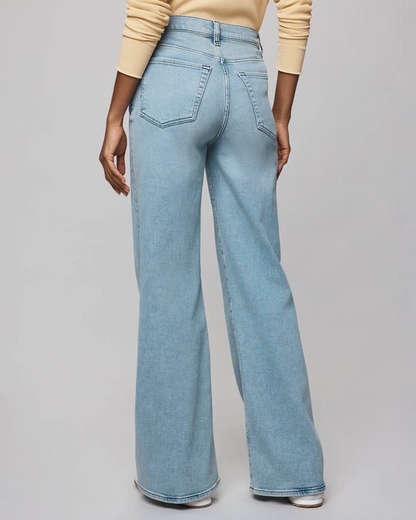 Splendid High Waist Wide Leg Jean