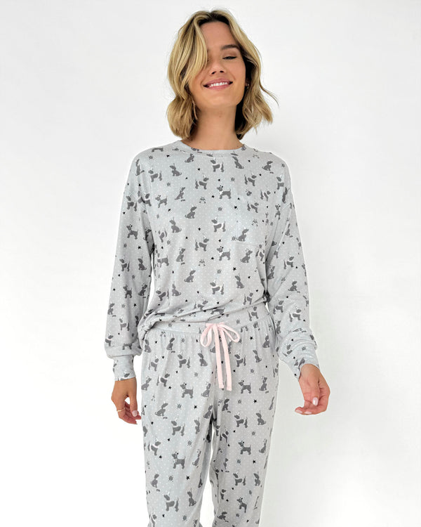 Splendid Holiday Dog Marna Pillowsoft PJ Set