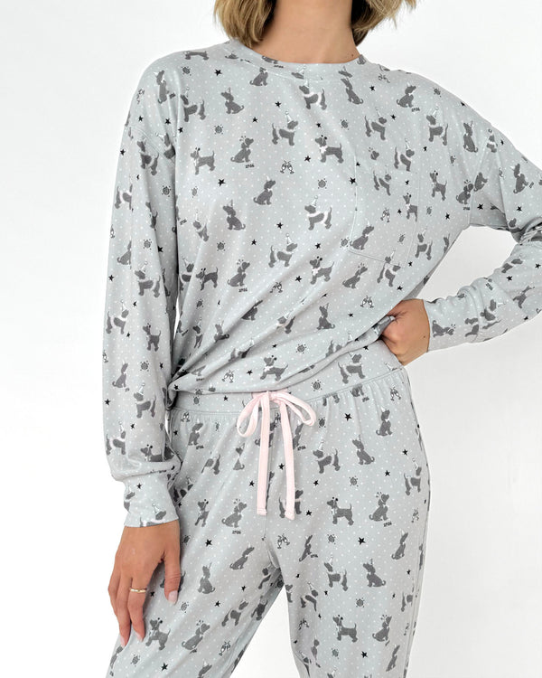 Splendid Holiday Dog Marna Pillowsoft PJ Set