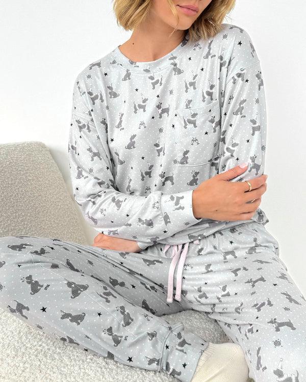 splendid Holiday Dog Marna Pillowsoft PJ Set