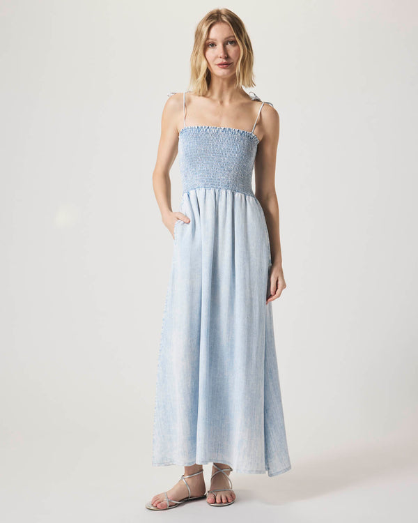 splendid Indigo Tie Strap Dress