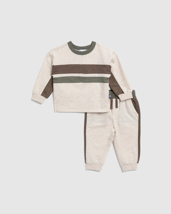 splendid Infant Boy Atlas Sweatshirt Set