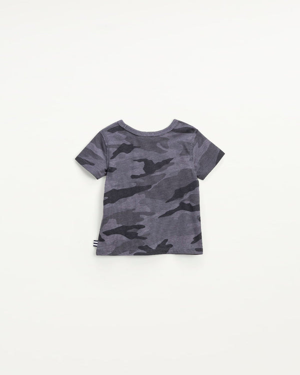 Splendid Infant Boy Blue Camo Tee