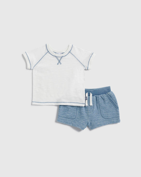 splendid Infant Boy Indigo Short Set