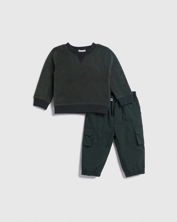 splendid Infant Boy Nylon Cargo Pant Set
