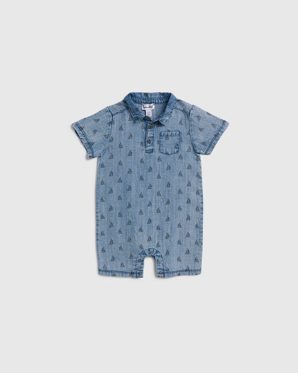 splendid Infant Boy Sail Away Onesie