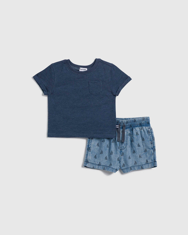 splendid Infant Boy Sail Away Set