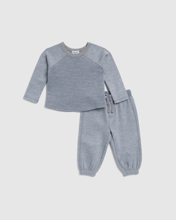 splendid Infant Boy Striped Raglan Long Sleeve Set