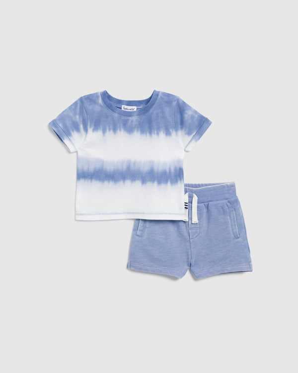 splendid Infant Boy Sunburst Stripe Tee Set