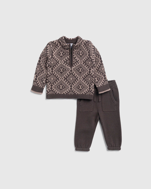 splendid Infant Boy Winter Snow Sweater Set