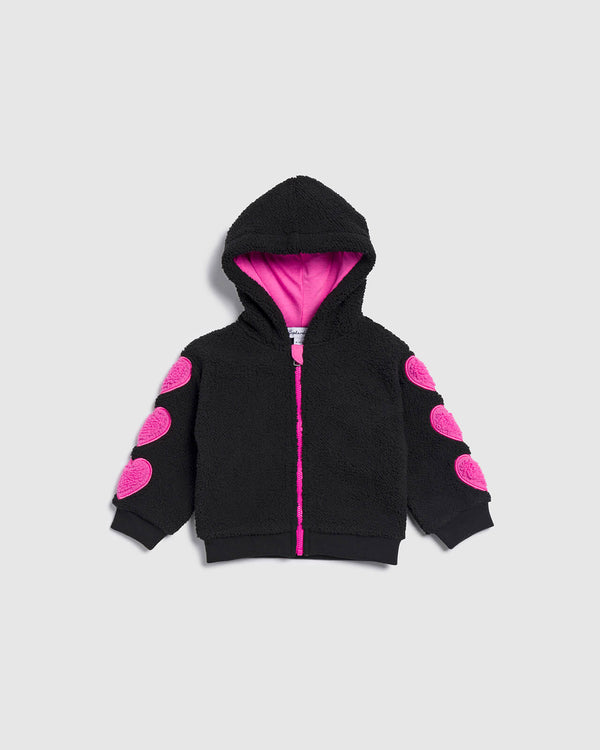 splendid Infant Girl Big Hearts Jacket