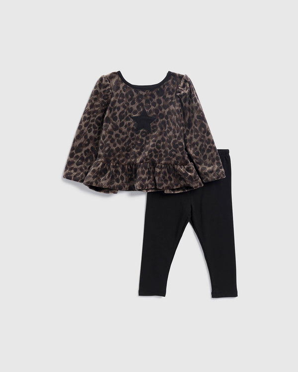 splendid Infant Girl Cheetah Long Sleeve Set