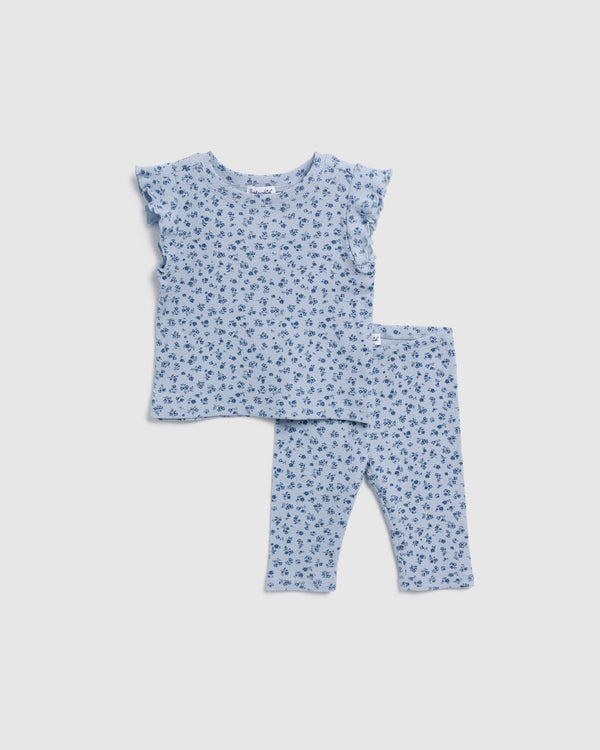 splendid Infant Girl Ditsy Floral Tee Set