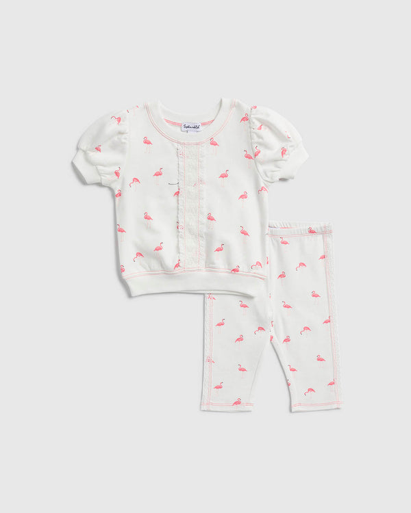 splendid Infant Girl Flamingo Fun Set