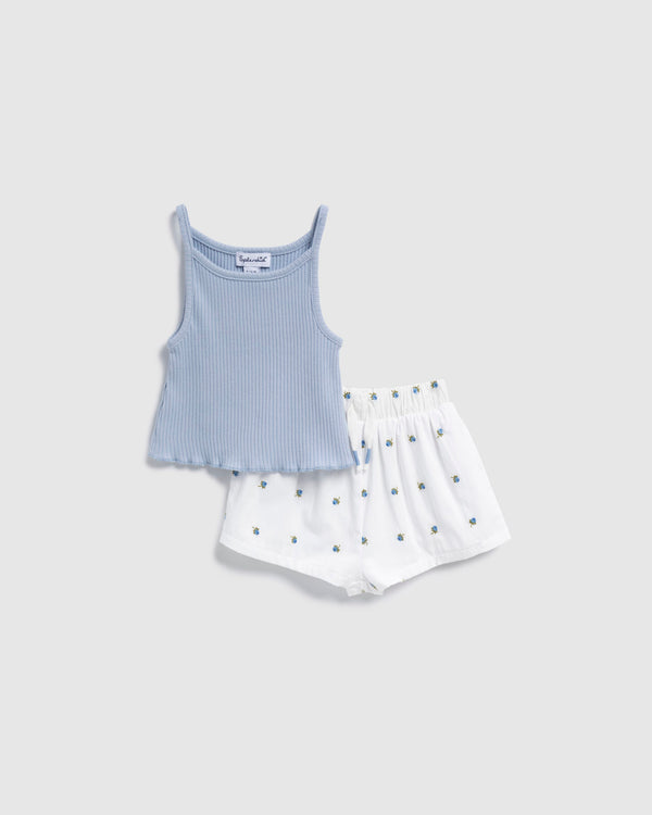 splendid Infant Girl Fresh Floral Skirt Set