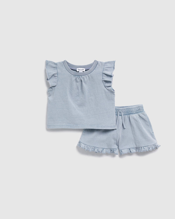splendid Infant Girl Indigo Short Set