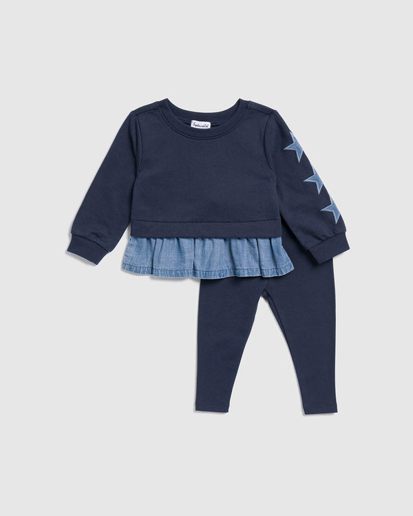 splendid Infant Girl Shining Star Long Sleeve Set