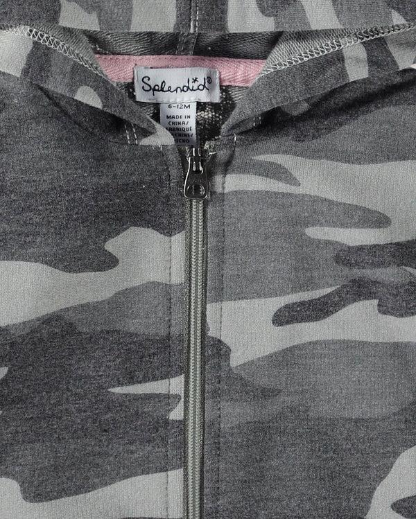 Splendid Infant Girls Hoodie In Camo