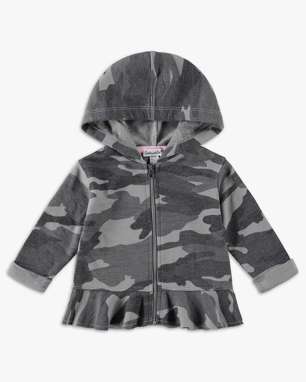 splendid Infant Girls Hoodie in Camo