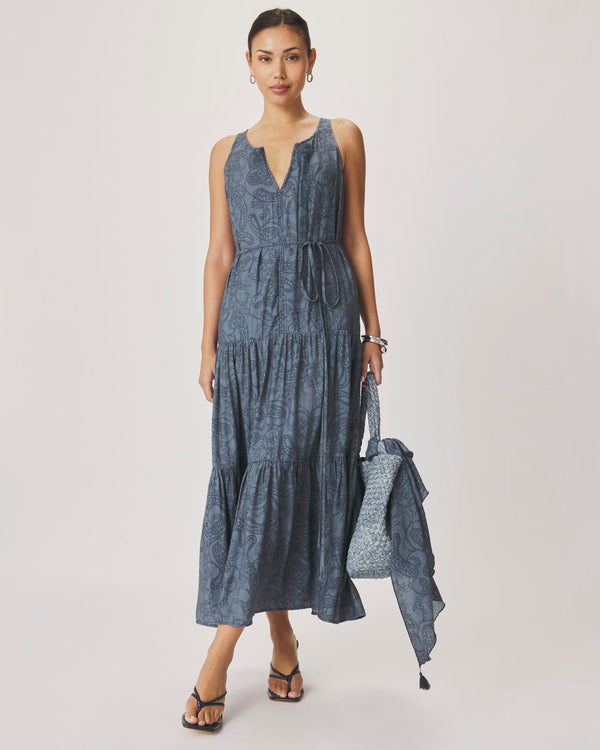Splendid Iris Paisley Maxi Dress