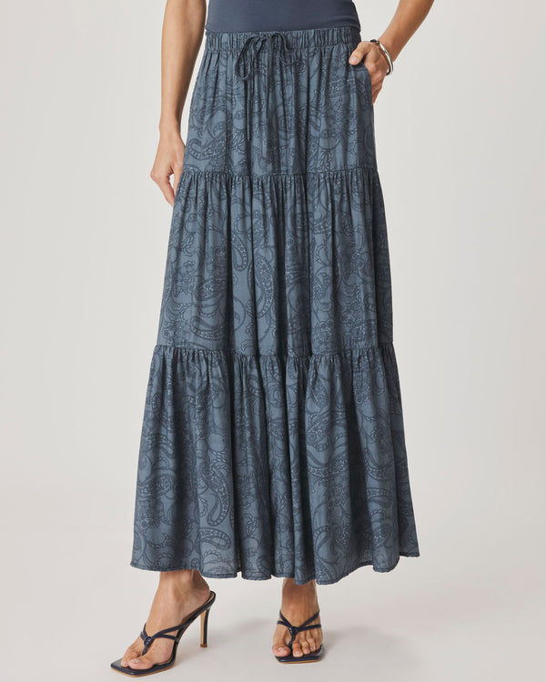 Splendid Iris Paisley Skirt
