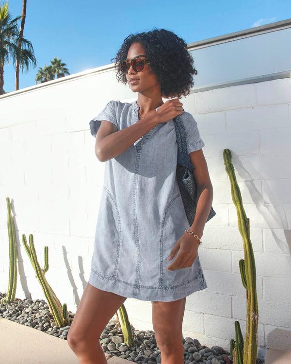 splendid Ivy Indigo Mini Dress