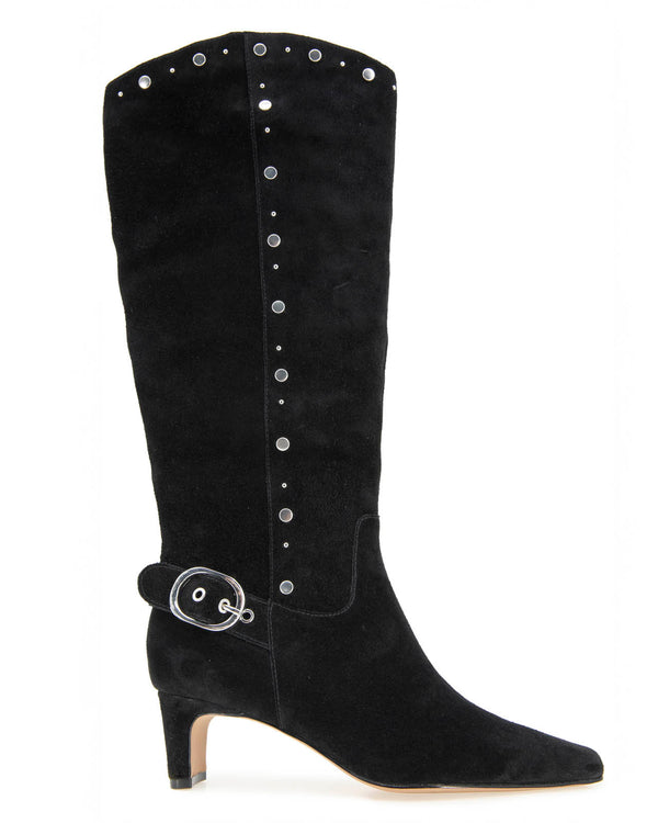 Splendid Jack Studs Tall Boot In Black