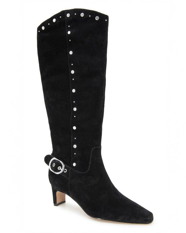 splendid Jack Studs Tall Boot in Black