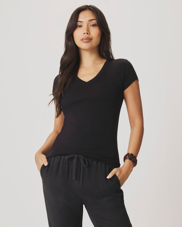 splendid Josie Stretch V-Neck Tee