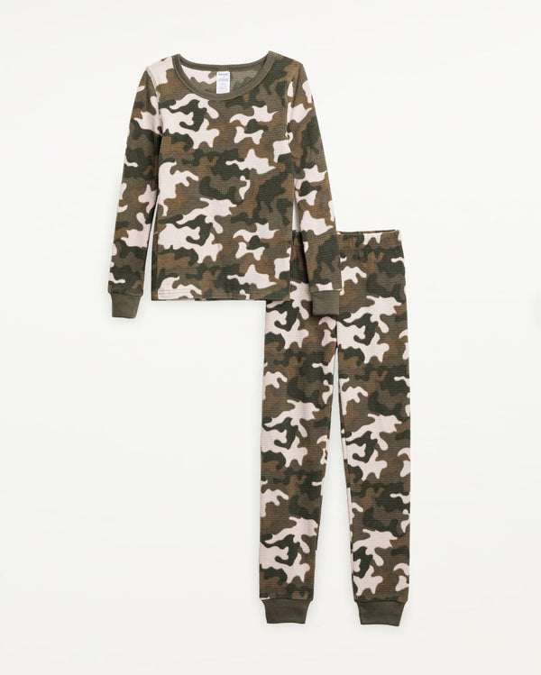 splendid Kids Thermal PJ Set